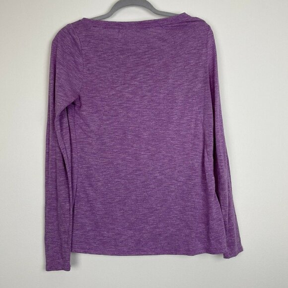 Athleta Long Sleeve Purple Workout Top Size Small - Picture 5 of 7